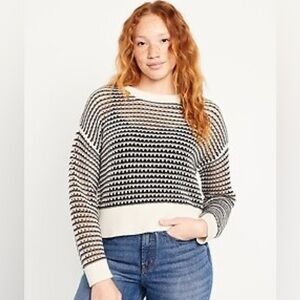 🌼OLD NAVY🌼 NWT Open Stitch Knit Sweater, Size XL